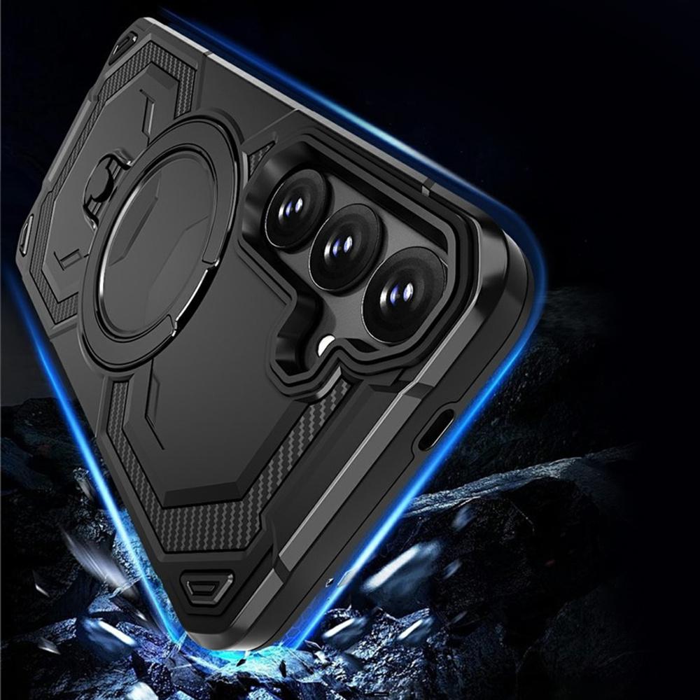 Magnetic Case for Samsung Galaxy A57 5G with Stand, Black