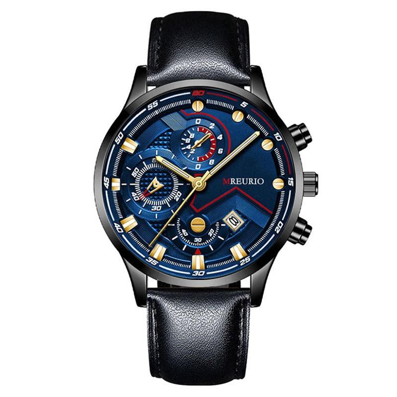 Men's Waterproof Luminous Running Alarm Clock Watch