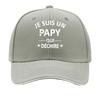 PAPY Vintage for Unisex  Women  Adjustable Snapback Look Je Suis Un Pappy Print Outdoor Fishing  Sandwich Baseball Cap