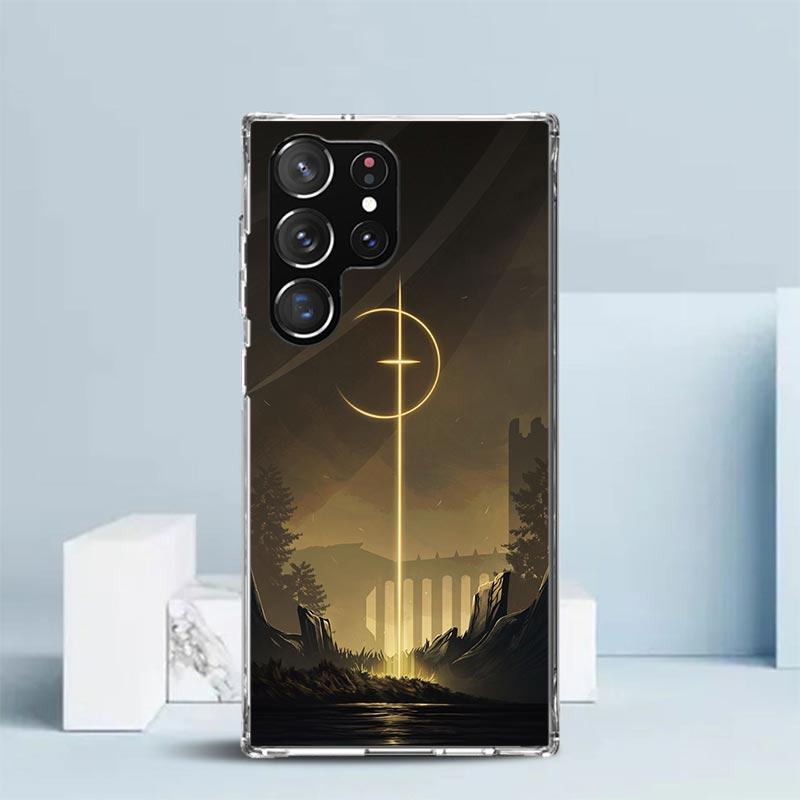 Dark Souls Game Soft Cover for Samsung Galaxy S25 Edge S26 S24 S23 Ultra Phone Case S22 S21 Plus S20 FE Print Pattern Shell Gala