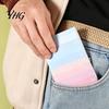 Shopping List Planner Gradient Checklist Sticky Notepad, Self-stick To-do Pads, Macaron Color to Do Notepad Tearable Memo Pad for Lists And