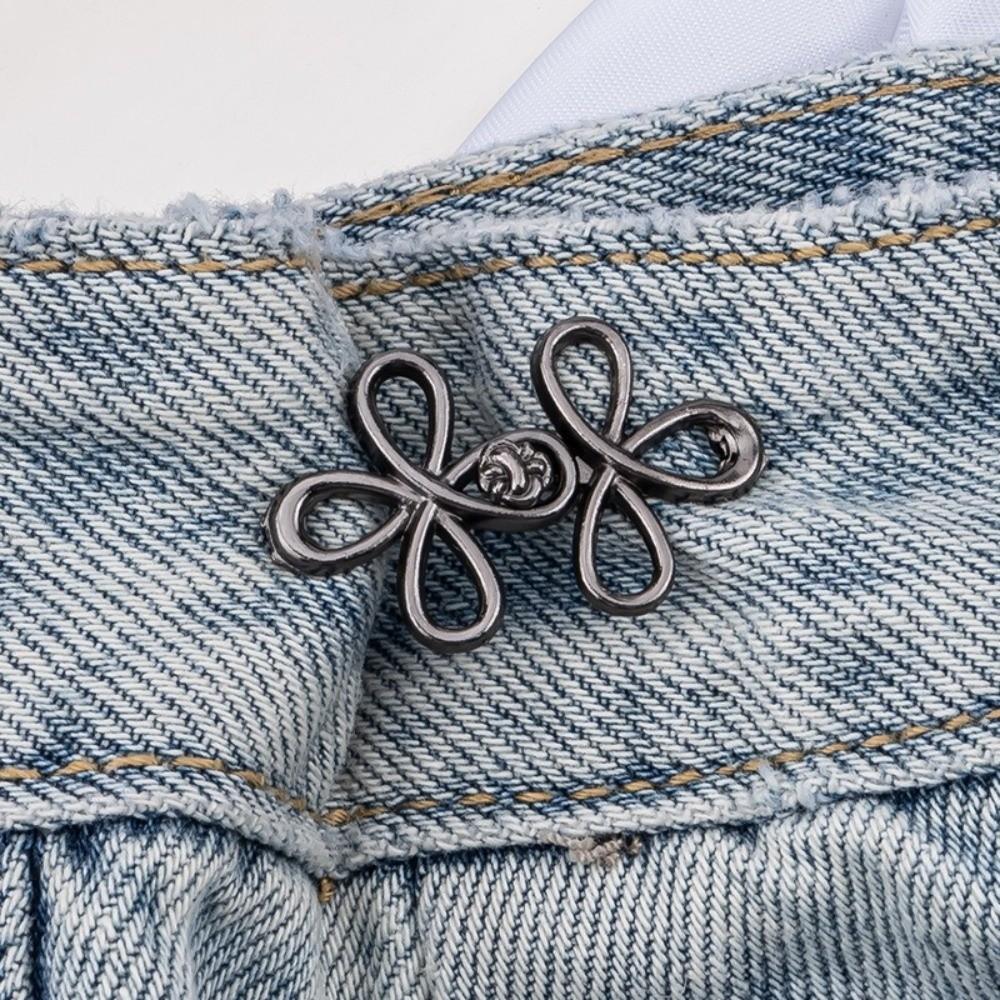 Adjustable Adjustable Metal Buttons Metal Waist Button Fastener Jeans Buttons Tighteners Denim