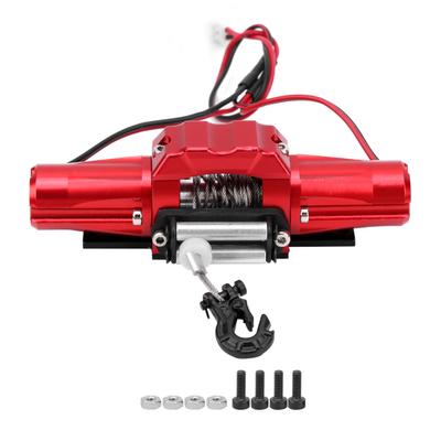 Aluminiumlegierungswinde mit Doppelmotor Universal für SCX10TRX4 110 RC-Auto 81x27mm