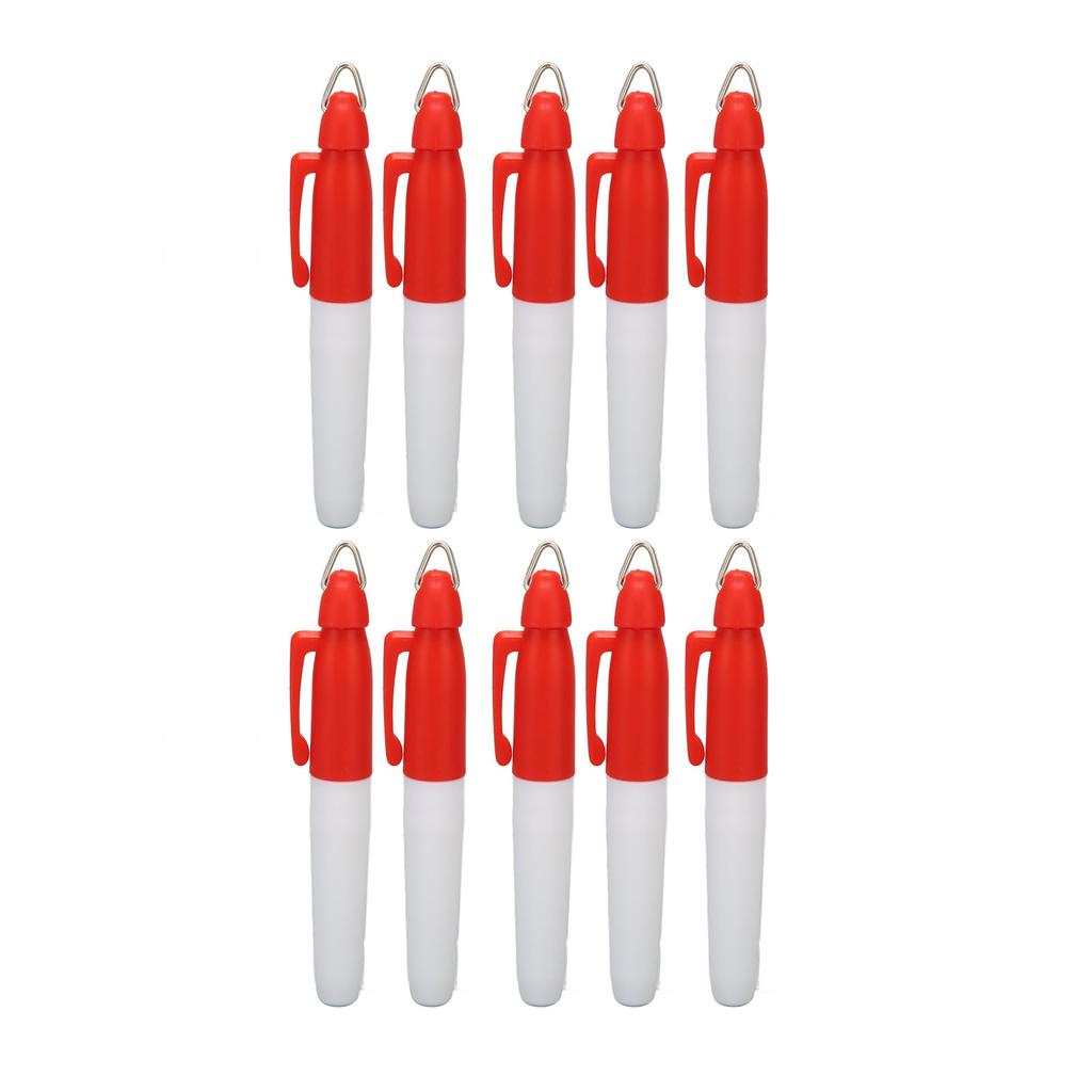 10pcs Golfing Marker Pen Oil Based Waterproof Portable Ball Line Marker Tool Ball Alignment Tool for