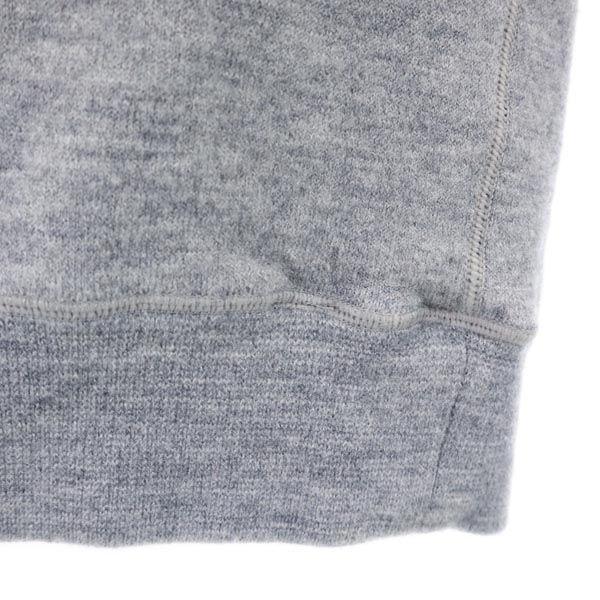 Yetiua Made In Japan Long Sleeve Trainer S Gray Sweatshirt Fleece Lining Men's Used
