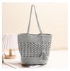Trendy Large Capacity Woven Straw Bag with Tassels - Women's Versatile Beach & Casual Shoulder Bag