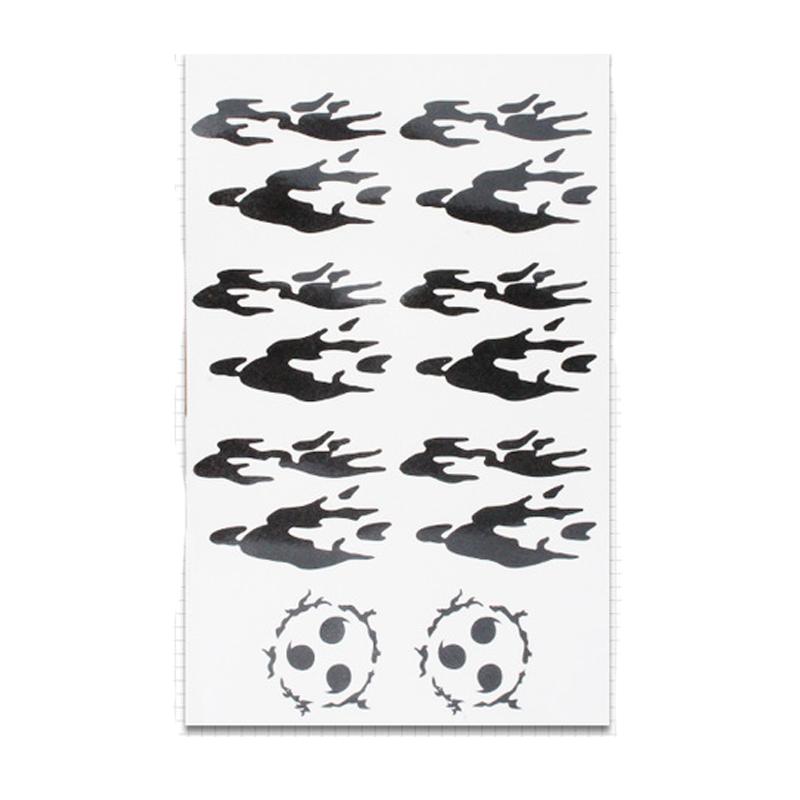 Brdwn Uchiha Sasuke Sabaku no Gaara Anbu Cosplay Tattoo Stickers