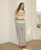 RONRON Big Dot Sweat Jogger Pants Gray