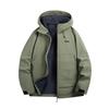 JEEP Unisex Hooded Fleece-Lined Windbreaker Jacket