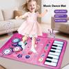 6612 3 in 1 Kids Musical Dance Mat Piano Drum Play Mat Educational Toy for Early Learning