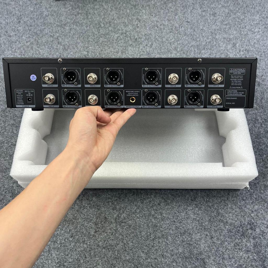 One-to-Eight Wireless Handheld Microphone - In Stock