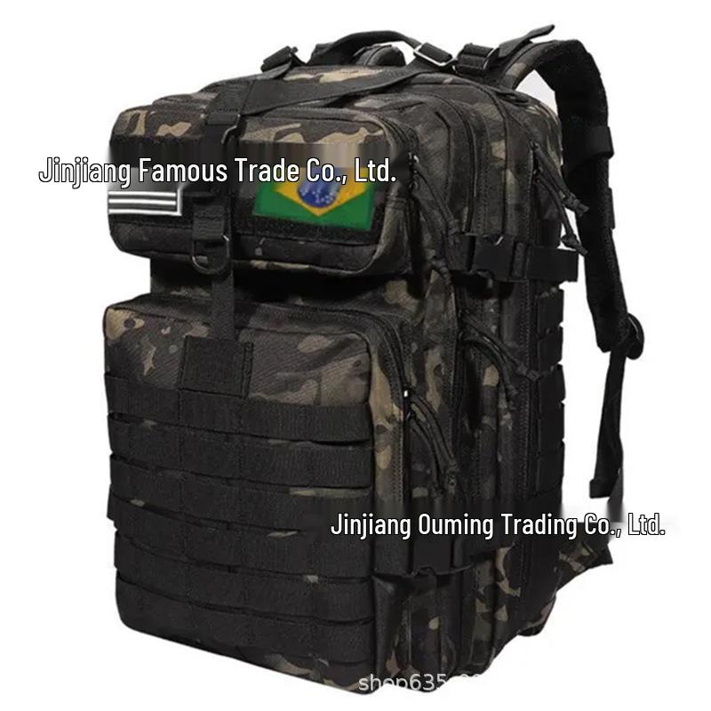 Tactical 3P Military Backpack - Large Capacity Assault Bag for Men