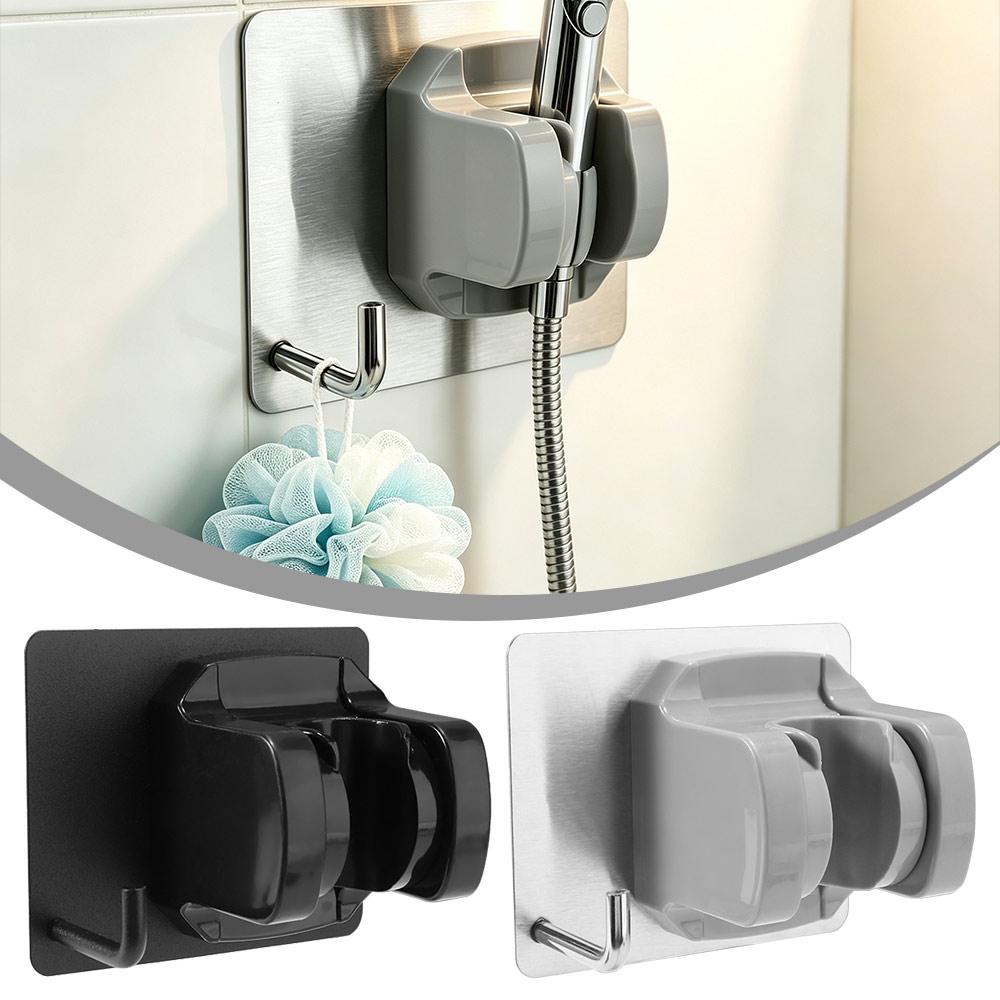 Wall Mounted Shower Head Holder Punch Free Bathroom Shower Bracket Bathroom Accessories