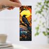 Wear-resistant Bookmark Stained Glass Flower Bookmark, Floral Acrylic Suncatcher Unique Shape Plant Book Page Marker, Gifts for Bookish, Women
