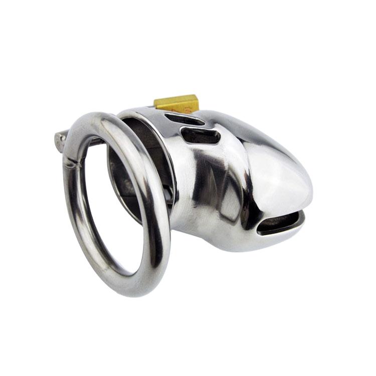 Small All-inclusive Metal Male Bondage Chastity Lock Bdsm Cock Cage Device Other Sex Toys for Men