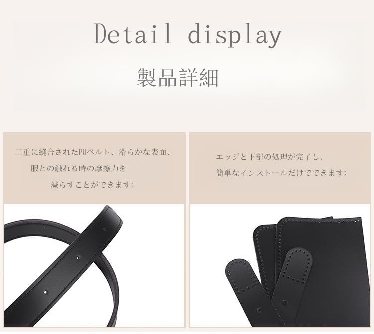 Moeruruya Handmade Handmade Retro Bag DIY Tote Leather Bag Large Capacity Solid Color Tote Perfect for Commuting Kit, Kit, Kit, Kit, Bag, Black,