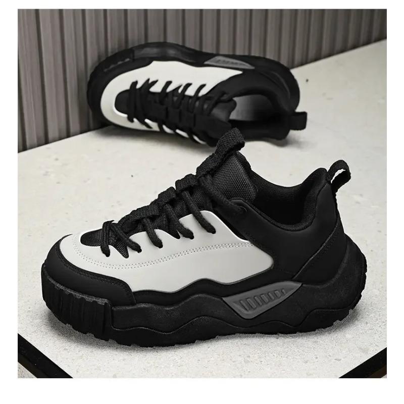 2025Designer Color Block Luxury Chunky Sneakers for Men Casual Thick Platform Fashion Casual Shoes Sports Running Trainers Tenis