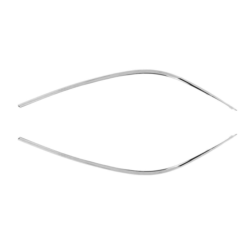 Front Bumper Lower Bumper Chrome Trim 2218850121 Outer Molding Trim Set Replacement for BENZ S350