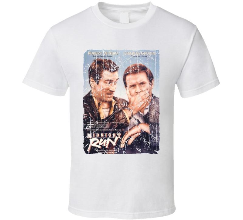 Midnight Run Movie Poster Retro Aged Look Unisex T-Shirt M