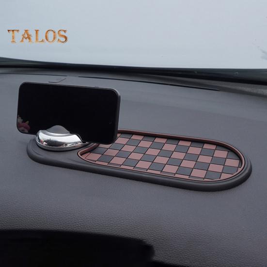 Πατάκι Αυτοκινήτου Πολλαπλών Λειτουργιών Αντιολισθητικό με Αριθμό Στάθμευσης για Προσωρινή Στάθμευση, Ταμπλό Αυτοκινήτου, Περιστρεφόμενη 360 Μοιρών Θήκη Κινητού Τηλεφώνου