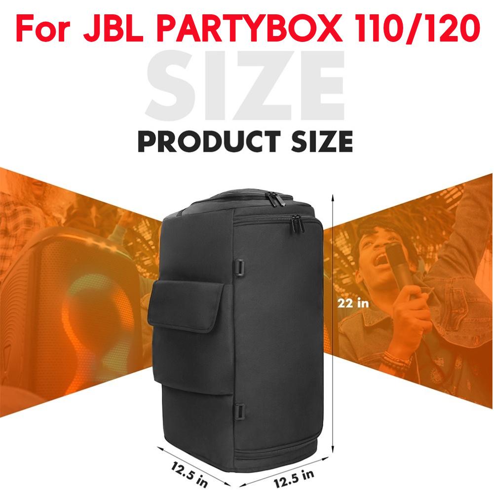 Speaker Carry Cover Waterproof Padded Speaker Protective Cover For JBL PARTYBOX 520 Double-Sided Speaker Storage Bag Wear Resist