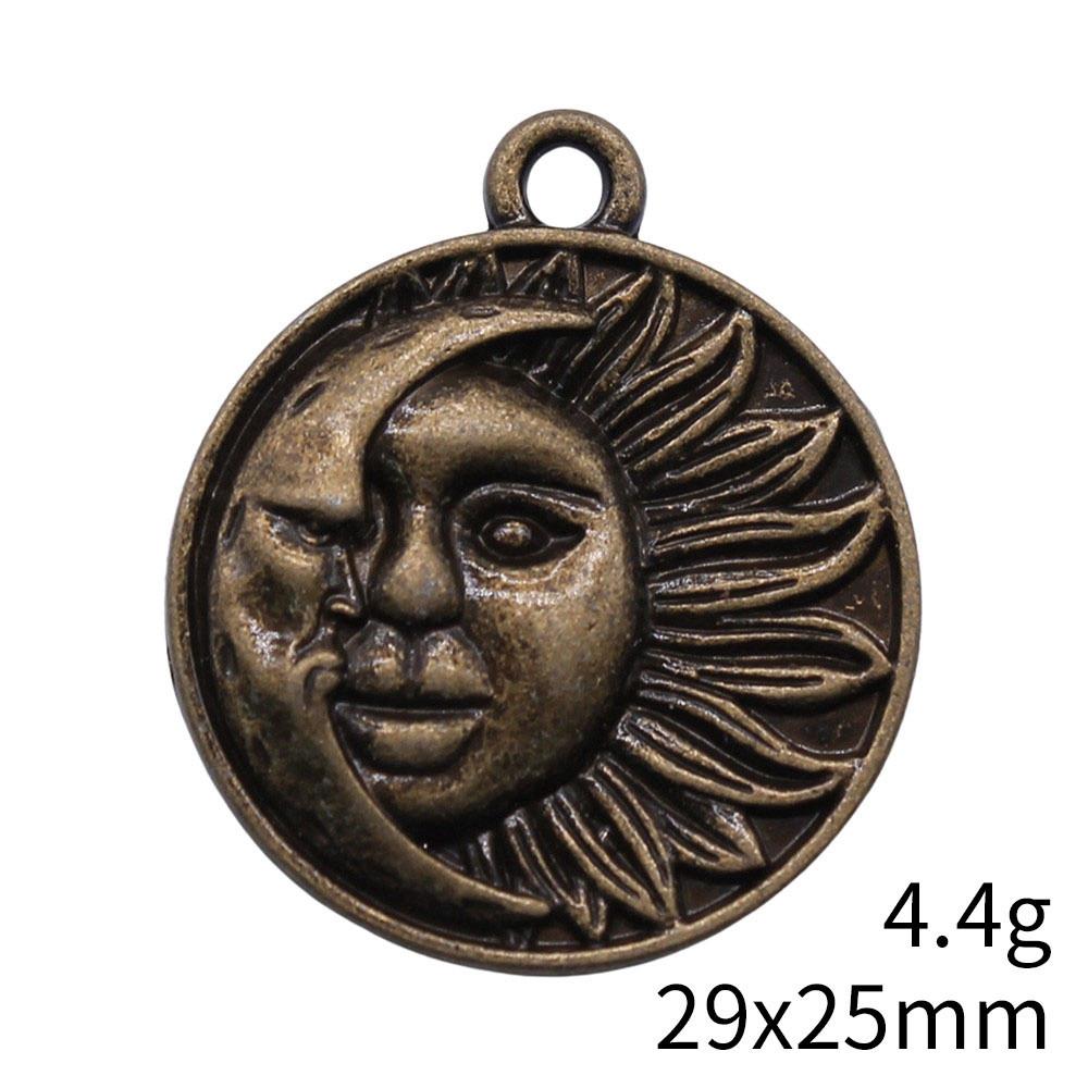 Wedding Anniversary Charms Bag Sun Moon Charms Pendant Items Pendant Set