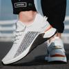 Fashion New Men's Casual Shoes Summer Simple Black White Sneakers Fashion Breathable Sneakers 6/8/10cm Invisible Height Increasing Shoes