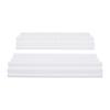 2 Sets Folding Double Mahjong Rack Set with Exposure Area 2 Player Mahjong Tile Racks for Tiles Up To 1.5 Inches