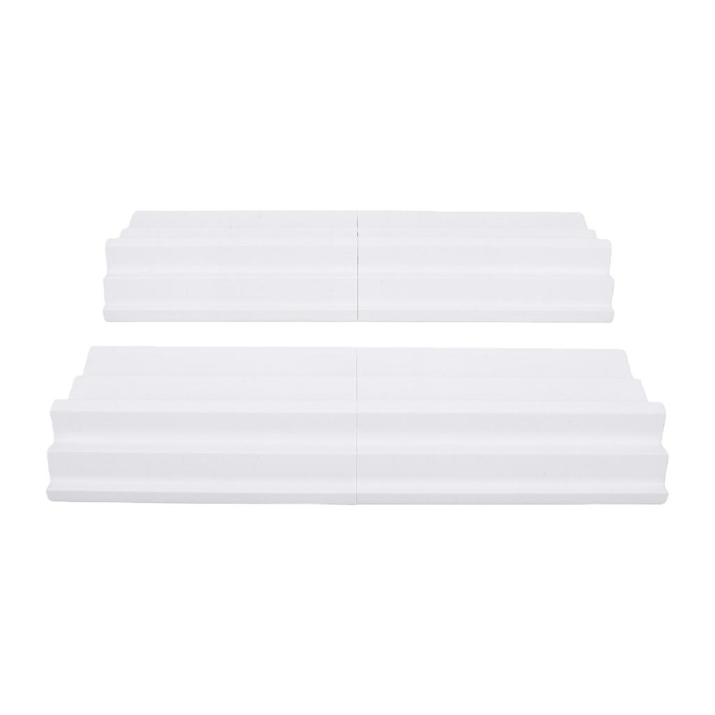 2 Sets Folding Double Mahjong Rack Set with Exposure Area 2 Player Mahjong Tile Racks for Tiles Up To 1.5 Inches