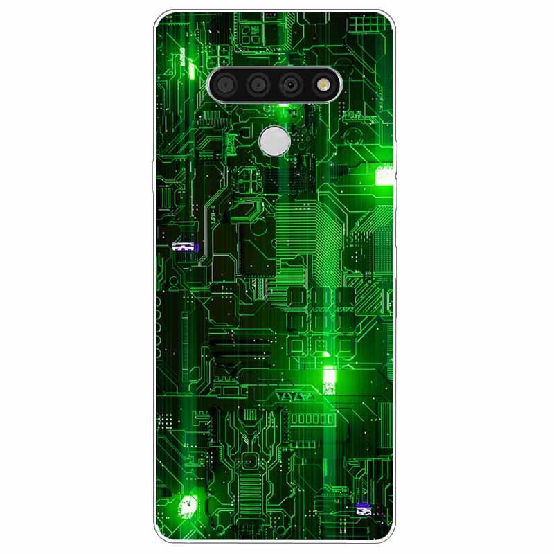 Soft Print Cover For LG K51 K61 V50 V60 Thinq Case Cute Cat Silicone Coque for LG K61 V50 Thinq Cases K 61 Shockproof Shell Bag