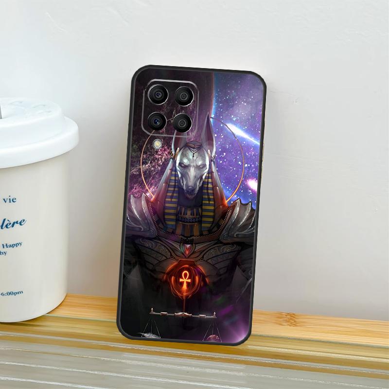 Anubis Ancient Egyptian God Case For Samsung Galaxy M14 M54 M34 M13 M15 M36 M55 M35 M56 M16 M31 M11 M53 M12 M32 M52 M06