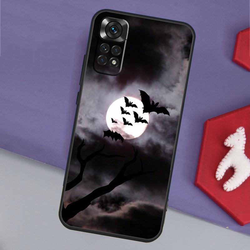 Gothic Horror Bats Full Moon Funda For Xiaomi Redmi Note 14 13 12 11 Pro 9 10 9S 10S 11S 12S Redmi 14C 10C 12C 13C Case