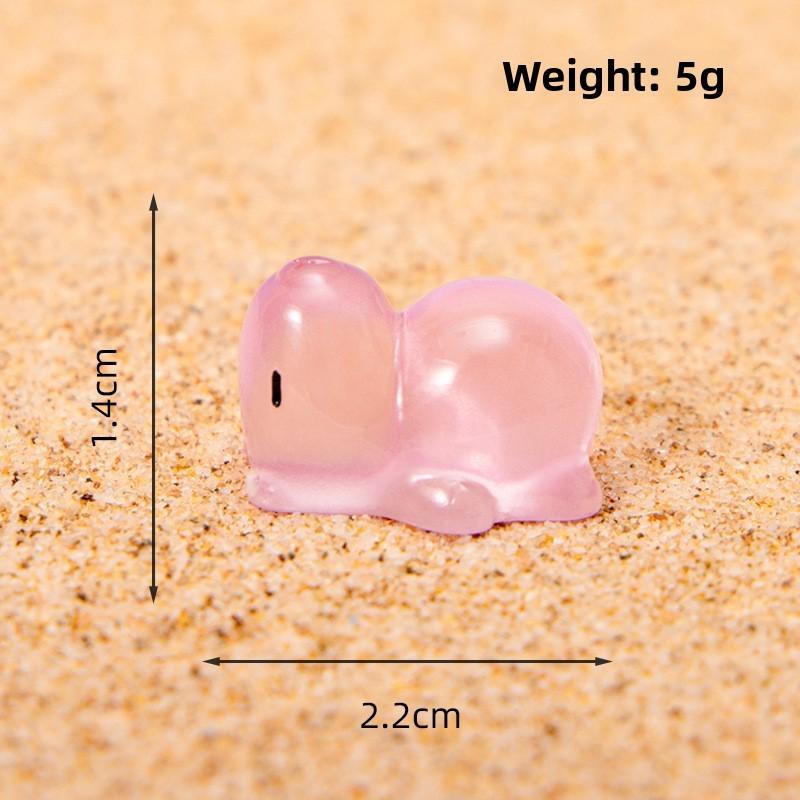 Micro Landscape Noctilucent Resin Figurine With Cute Capybara Design For Home Decor And Gift Giving