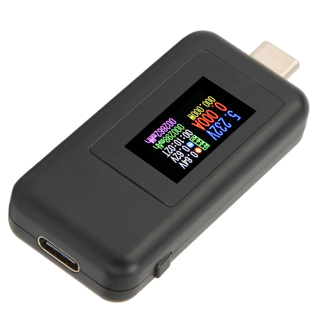 USB Tester Real Time Detection IPS HD Display High Accuracy Power Off Storage USB Voltage Meter