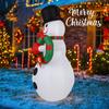 5.91FT LED Light Xmas Inflatable Snowman Wreath Toy Yard Party Decoration Home Decor Ornaments Supplies Christmas Holiday Gifts