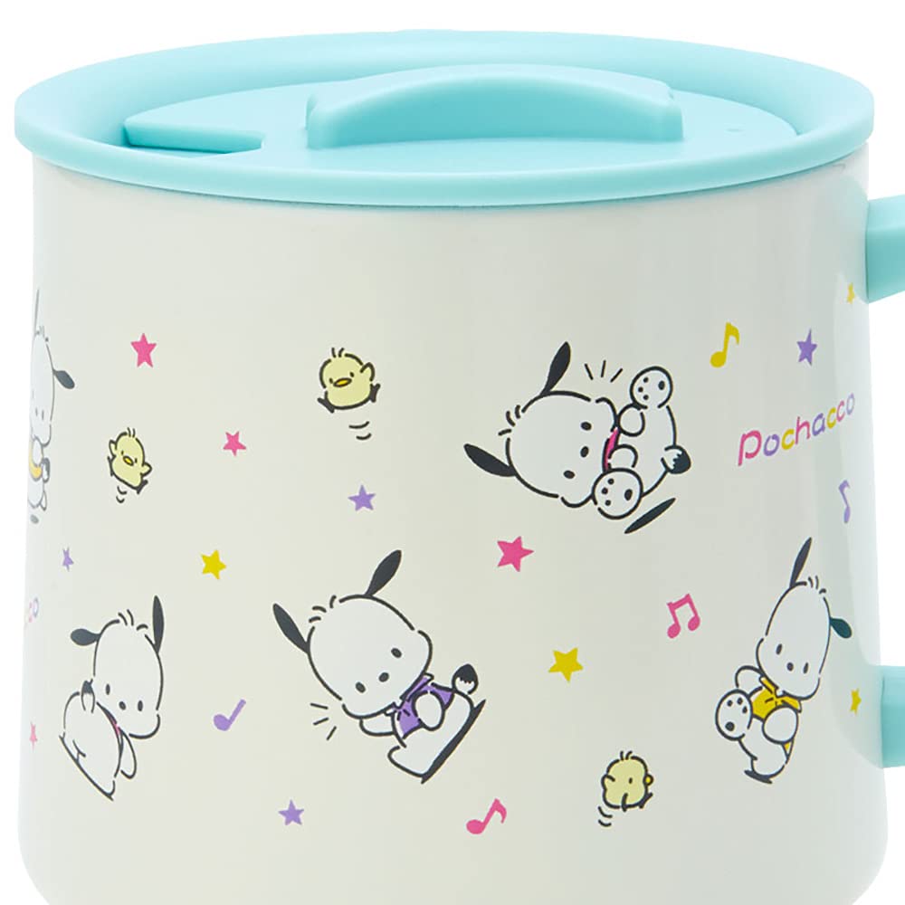 Sanrio Pochacco Stainless Steel Mug with Lid 033898