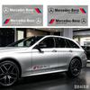 CRY1 2pcs Car Side Door Sticker Badge Decal Decoration Car Styling For Mercedes Benz W205 W177 W212 W213 W221 W220 W176 ML G63 E63