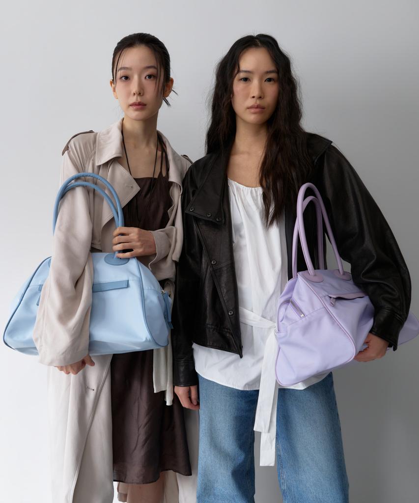 Christine Project Two Zipper Bag Nylon Original(Icy Lavender)