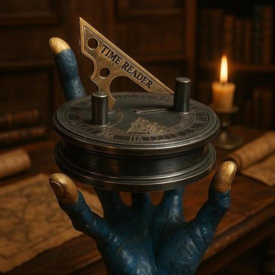 

Time Reader Engraved 1862 Brass Sundial Compass by Stanley London A Rare Collectible Navigation Piece