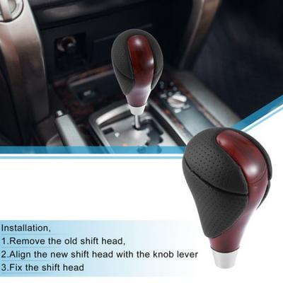 Gear Shift Knob Stick Shifter for Lexus ES300h ES350 GS300 GS350 Black Red