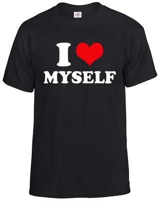 Ich Liebe Mich Herz T-Shirt Herren Lustig Neuheit Selbstliebe Mich Geschenkidee Oberes Tee
