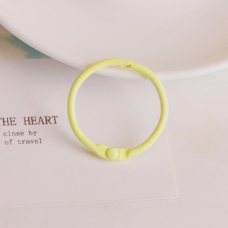 DIY brelok do kluczy: Metalowe ogniwko zaciskowe 30 mm z wykończeniem lakierem wypiekowym