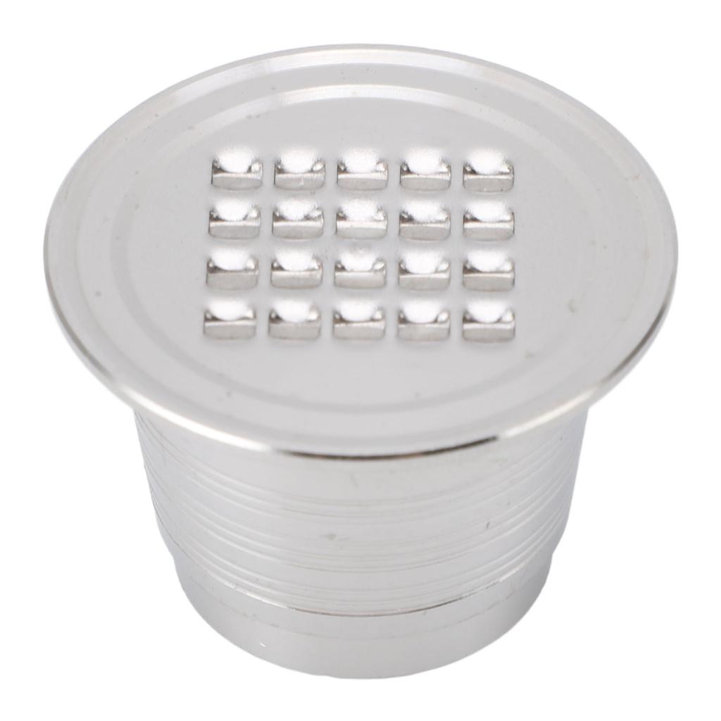 Coffee Capsule with Spoon Brush Filter Paper Seal Ring Square Hole Stainless Steel Reusable Coffee
