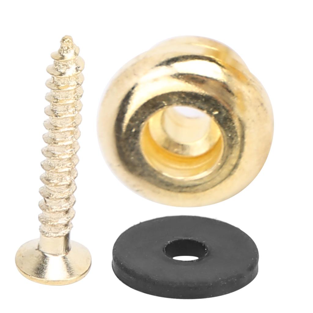5 Set Guitar Strap Lock End Pins for Bass Ukulele Musical Instrument Peripheral Accessories
