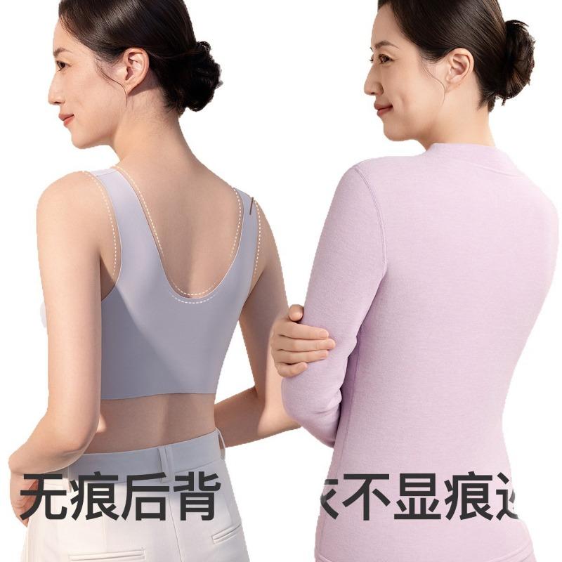 Women S Front Closure Wireless Seamless Push Up Bra For Middle Aged Women
