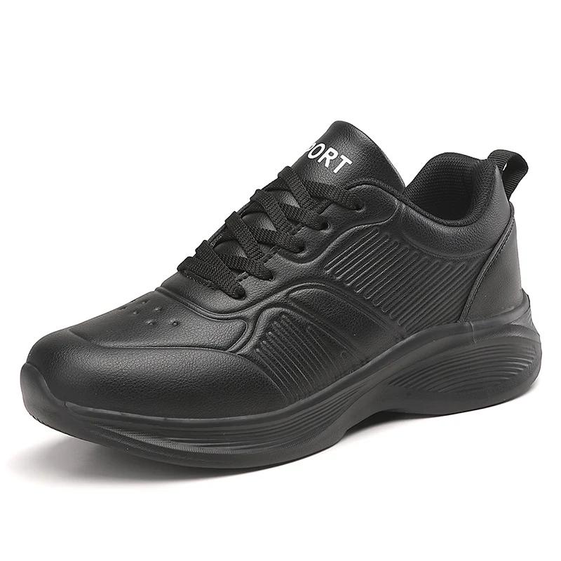 Leichte wasserdichte Herbst-Laufschuhe Damen Hohe Qualität Bequeme Freizeit-Sneaker Damen Rutschfeste Sportschuhe zum Joggen 42 schwarz