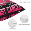Tackle Cancer Football Pink Ribbon Breast Cancer Awareness Square Pillowcases Sofa Cushion Cover Decorative Throw Pillow Case