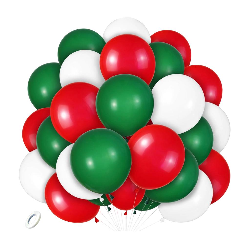 Latex Balloons, 100 Balloons Per Pack, 12-inch Round Helium Balloons, Brightly Colored, Suitable For Birthday And Party Decorations.(Sending Ribbons)