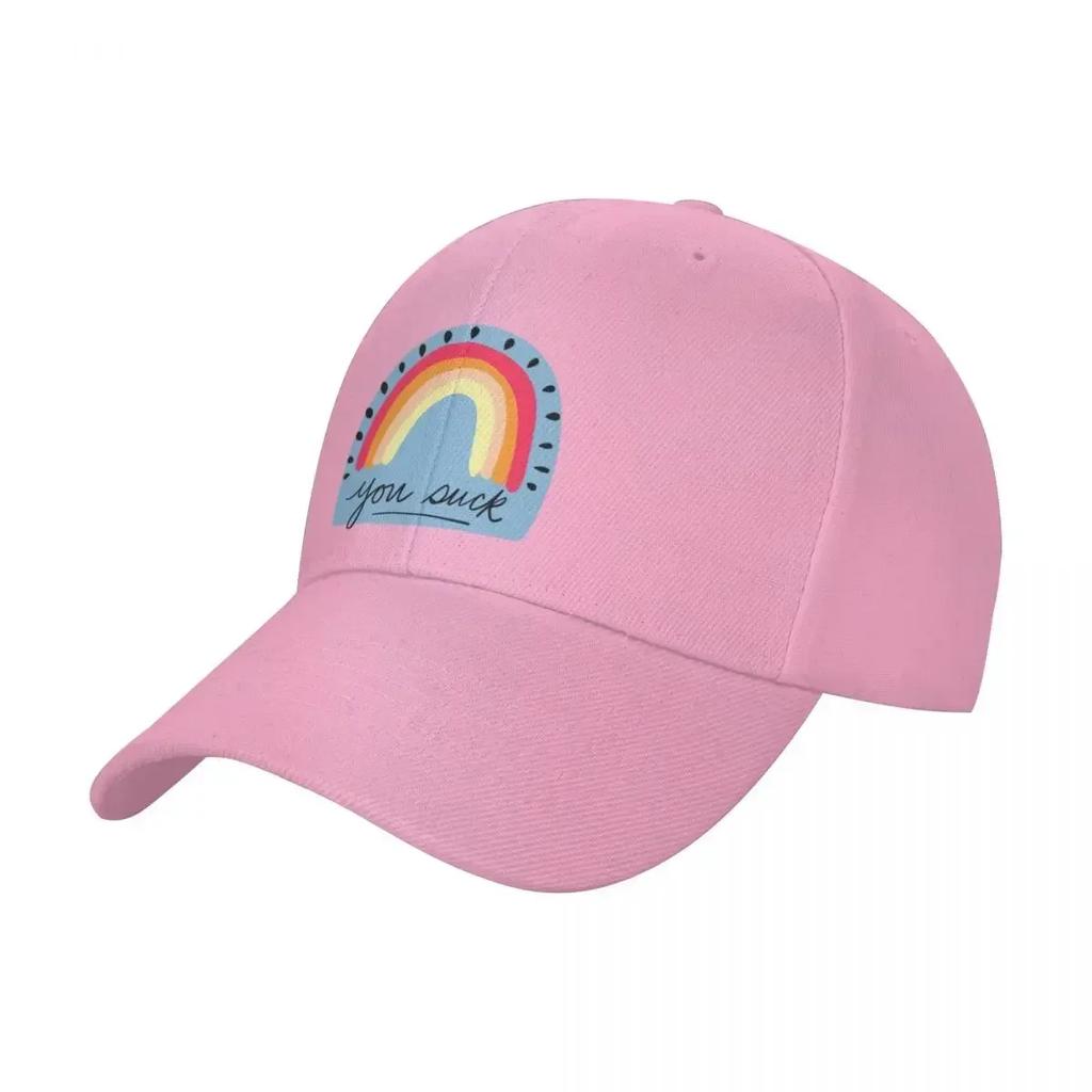 You suck rainbow Baseball Cap birthday tea Hat Cosplay WoWoUnisex Hats WoUnisexs