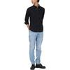 Calvin Klein Solid Color Lapel Single Breasted Long Sleeve Shirt Men shirts Black J30J324614-BEH